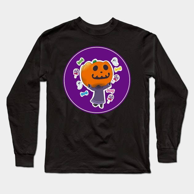 Spooky Season Long Sleeve T-Shirt by ClausDraws